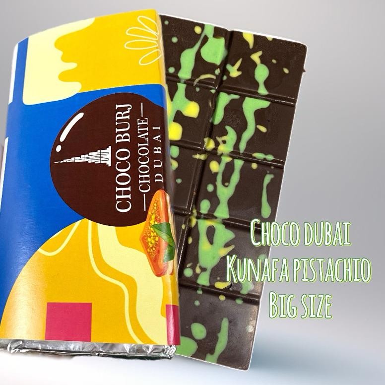 

coklat dubai lumer kunafa pistachio 250gram Nugi