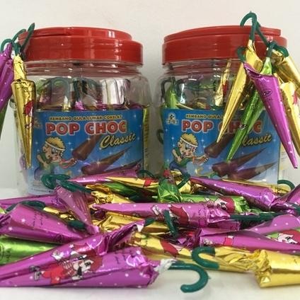 

Pop Choc Classic | Cokelat Payung | Kembang Gula Lunak Cokelat Nugi