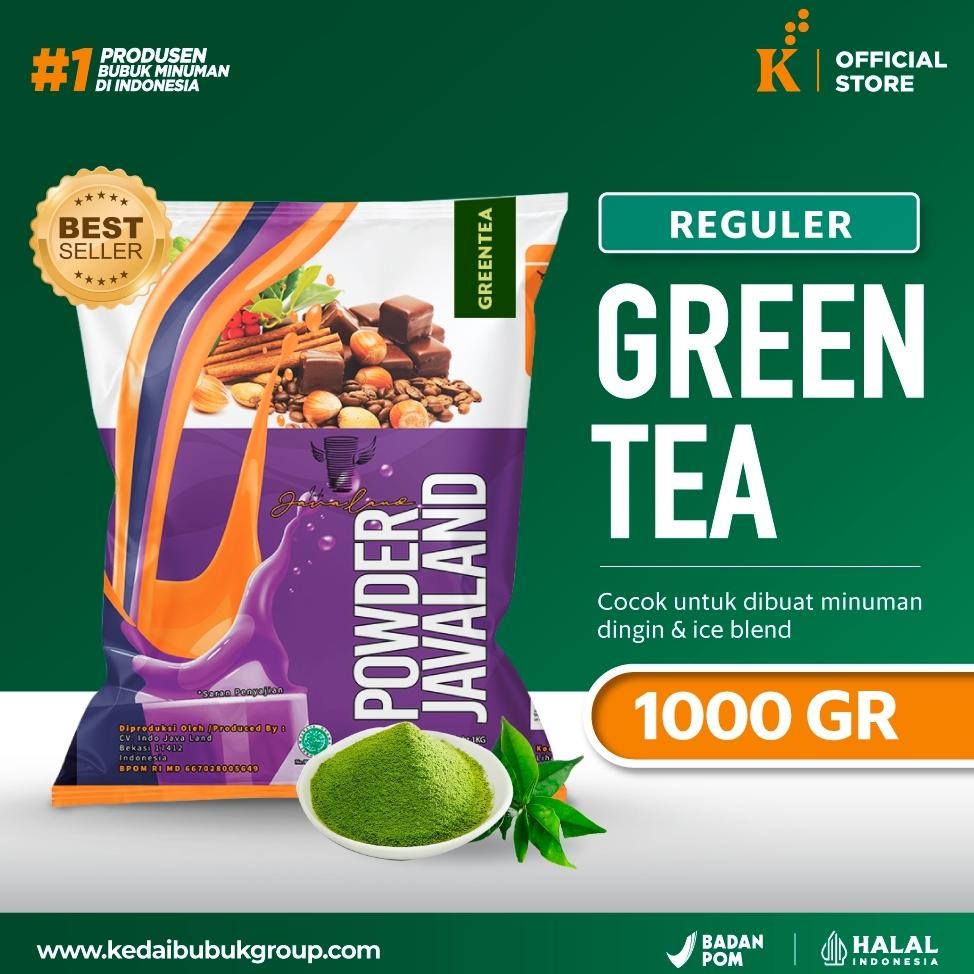 

Powder Green Tea Bubuk Minuman Bubble Drink Javaland 1 kg Nugi