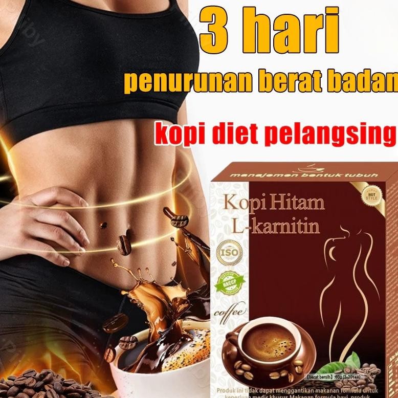 

20PCS KOPI HITAM L-KARNITIN KOPI DIET ENZIM PELANGSING TUBUH PENGHANCUR LEMAK Kopi Hitam Instan Premium Original Slimming Weight Loss Black Coffee Detox Slimming Drinks cepat dan efektif Detoks dan turunkan berat badan bakar lemak Kurangi nafsu makan Nugi