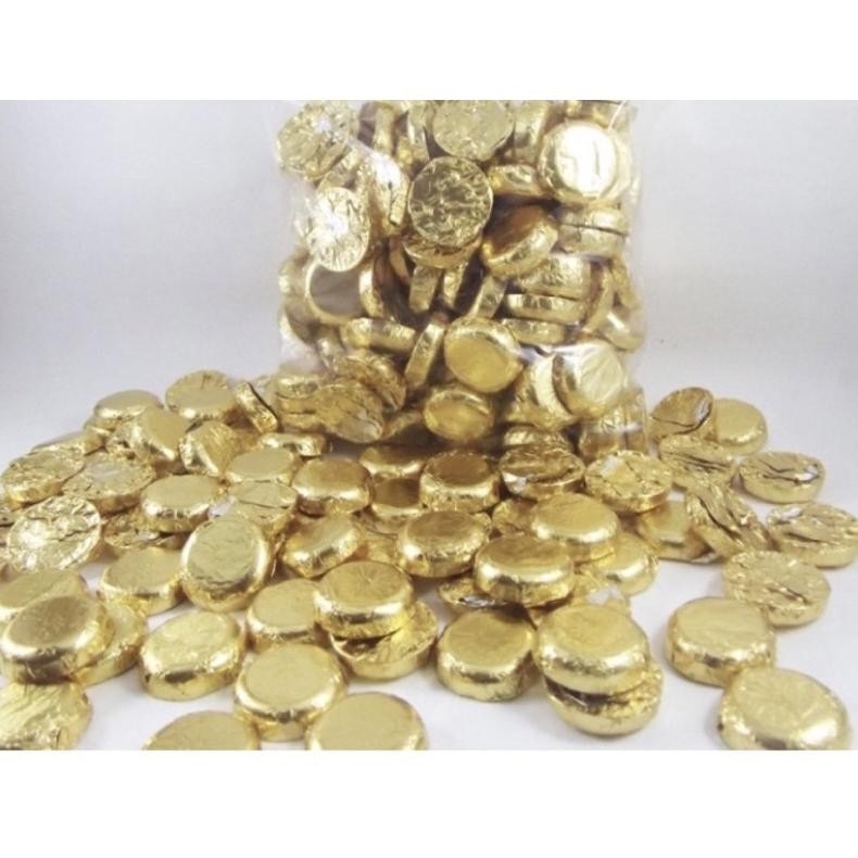 

GOLDEN ROUNDIES KILOAN / DELFI JAGO 1 KG / COKLAT KOIN RONDIES / COKELAT COIN / COKLAT JADUL Nugi