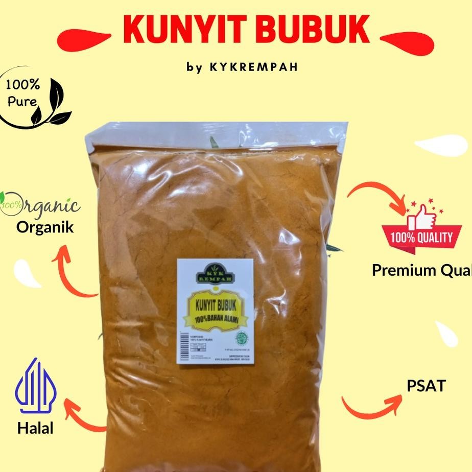 

Kunyit Bubuk Murni 1 Kg