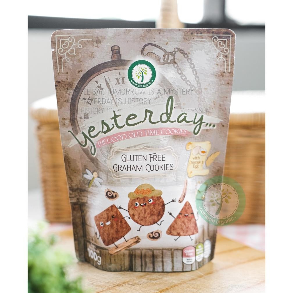 

YESTERDAY - GLUTEN FREE GRAHAM COOKIES 100GR Nugi