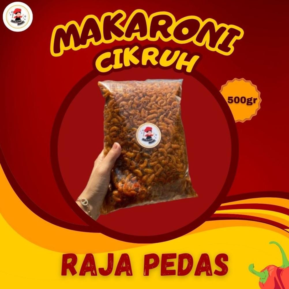 

Makroni Cikruh Pedas 500 gr gurih daun jeruk Rasa Original,Pedas ,Extra Pedas Nugi