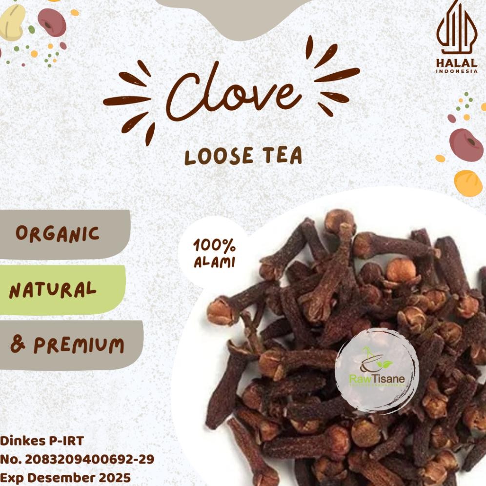 

RAW TISANE Clove Loose Tea / Teh Cengkeh Isi 100 Gram Nugi