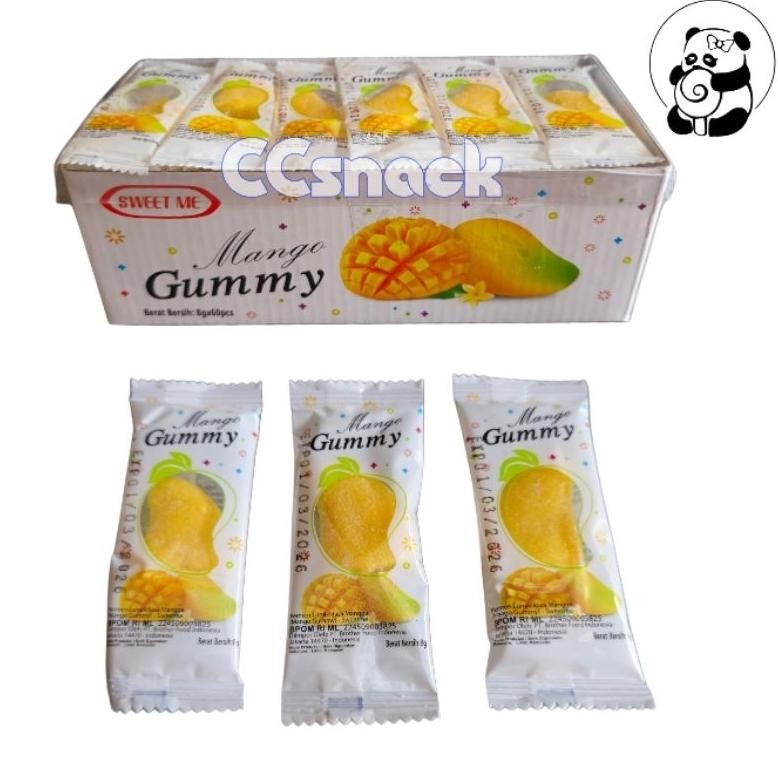 

SWEET ME MANGO GUMMY BOX ISI 60 Nugi