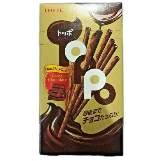 

Lotte Toppo Cocoa Chocolate [12/pack] Nugi