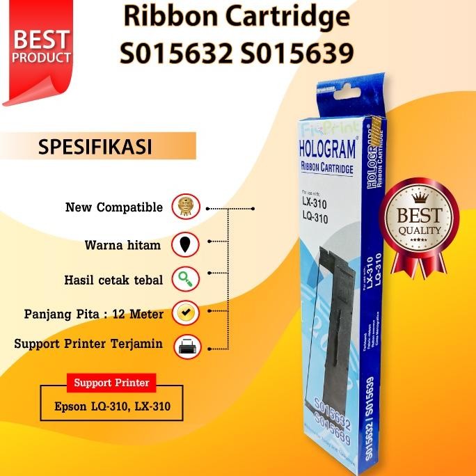 Ribbon Cartridge Compatible Epson LQ310 LQ-310 LX310 LX-310 Nugi
