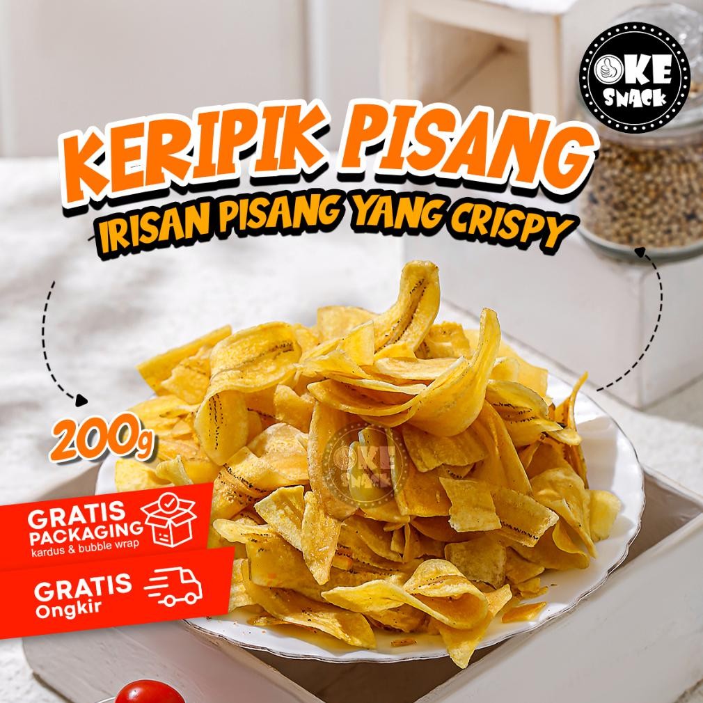 

Keripik Pisang Crispy Renyah 200g Nugi
