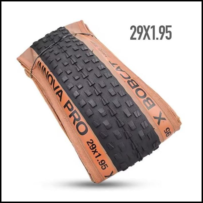 BAN LUAR SEPEDA 29X1.95 INNOVA PRO TIRE MTB TAN SKINWALL KEVLAR ULTRALIGHT BLACK BROWN FOLDING