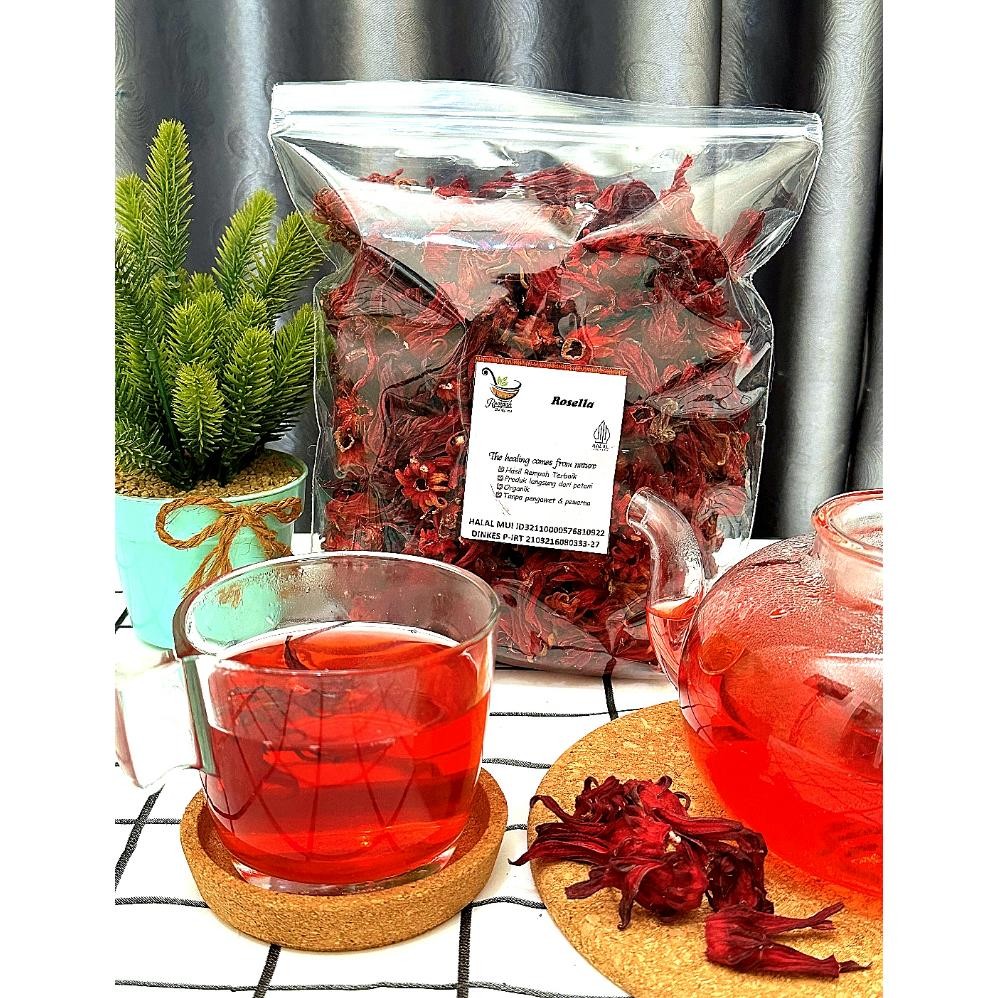 

Bunga Rosella Merah 250 Gram - Teh Rosella Merah Kering Rempah Bu Risma Nugi