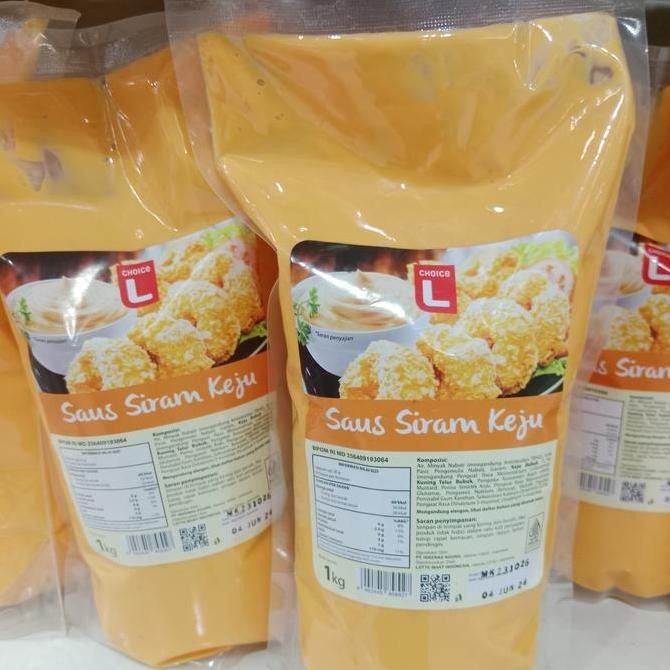 

Promo Choice L Saus Siram Keju 1Kg - Cheese Sauce Untuk Pasta Steak Kentang