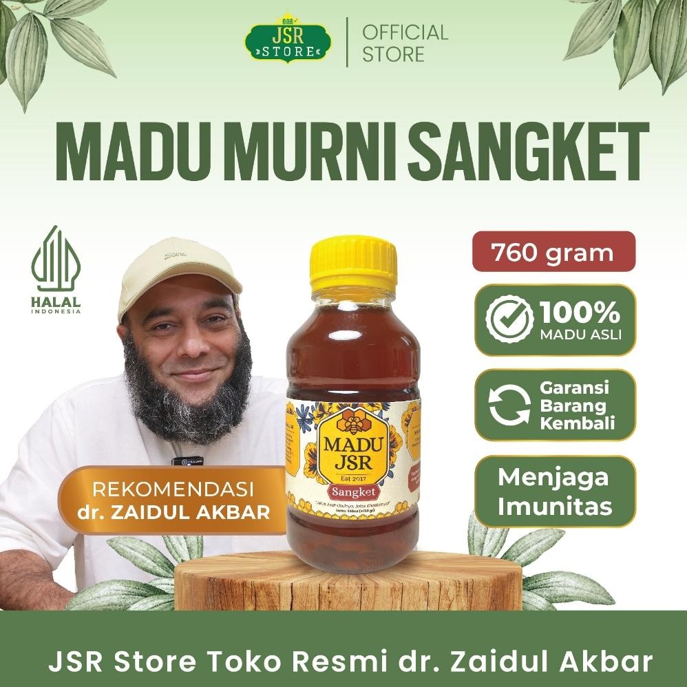 

MADU SANGKET JSR dr Zaidul Akbar 100% Asli & Murni - Madu Sehat JSR Nugi