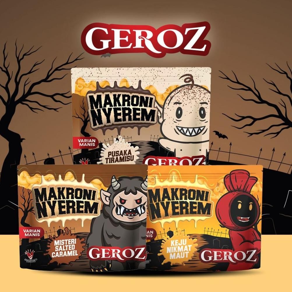 

Geroz - Varian Manis - Makroni Nyerem bundling 3 rasa Nugi