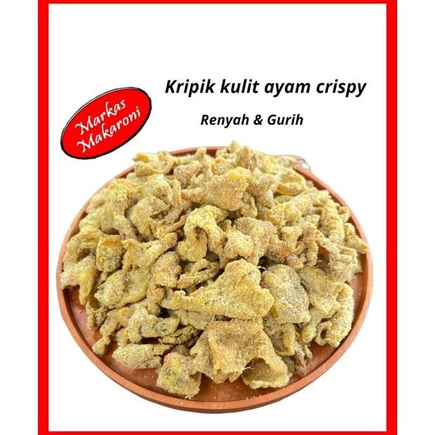 

kripik kulit ayam crispy 250gr Nugi