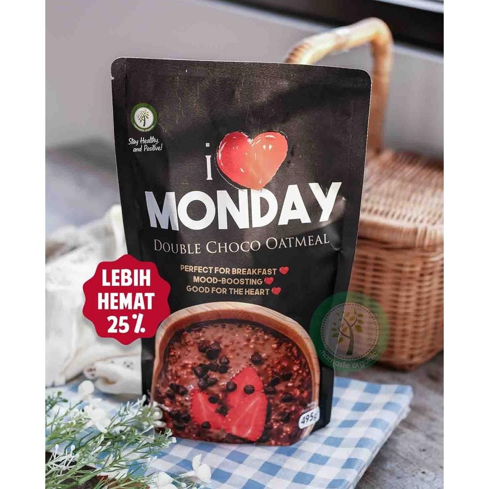 

I HEART MONDAY JUMBO - DOUBLE CHOCO OATMEAL 495GR Nugi