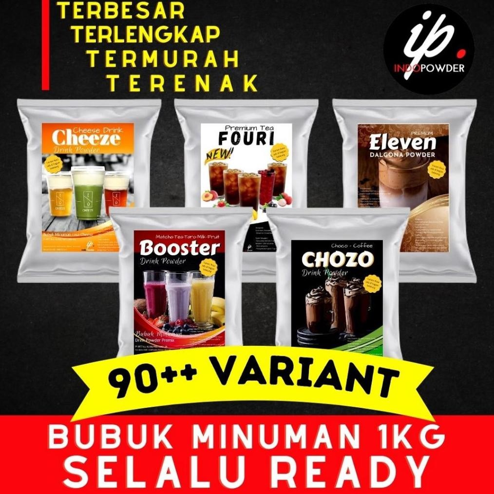 

INDOPOWDER BUBUK MINUMAN ANEKA RASA 1Kg 90++ Variant - Serbuk Minuman 1Kg - Bubuk Minuman Nugi