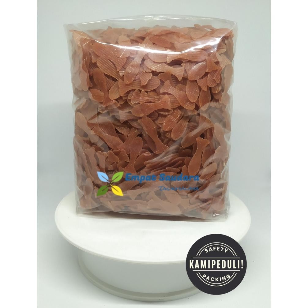 

KERUPUK RASA UDANG BENTUK IKAN KEMASAN 1 KG Nugi