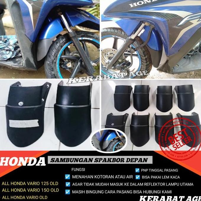 Spakbor Kolong Vario 125 Old Hugger Sambungan Sepakbor Depan Aksesoris Premium