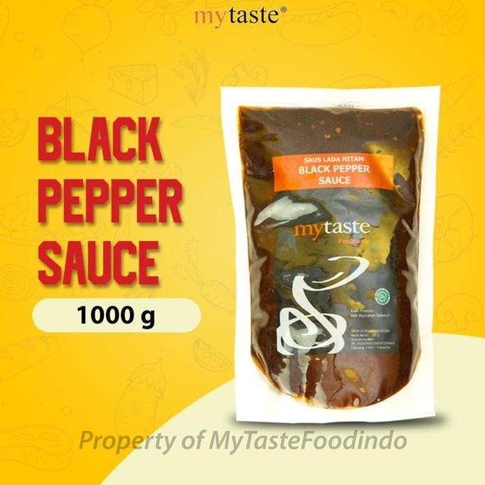 

Promo Mytaste Saus Lada Hitam Blackpepper Sauce 1Kg Bumbu Steak Daging