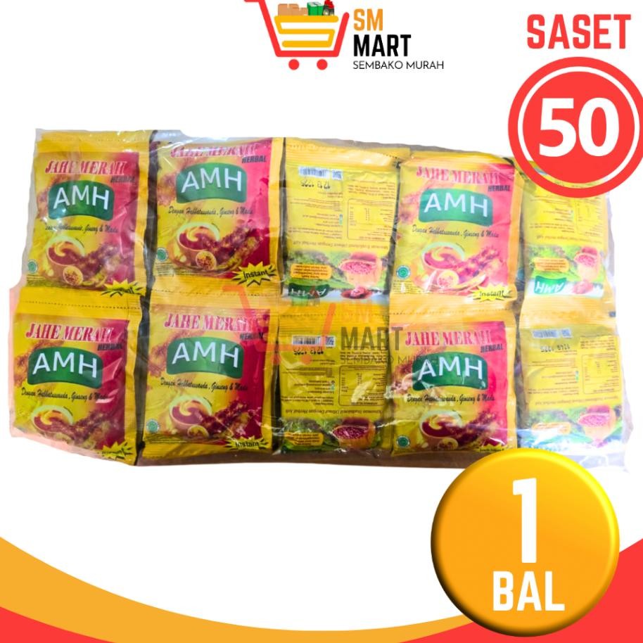 

Paket 1 Bal Jahe Merah Amh 1 Bal 50 Saset Jahe Merah Amh
