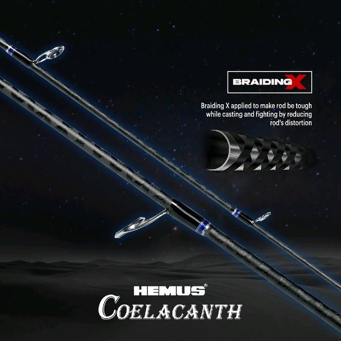 Joran Pancing Cast Jigging Hemus Coelacanth 180Cm Full Fuji