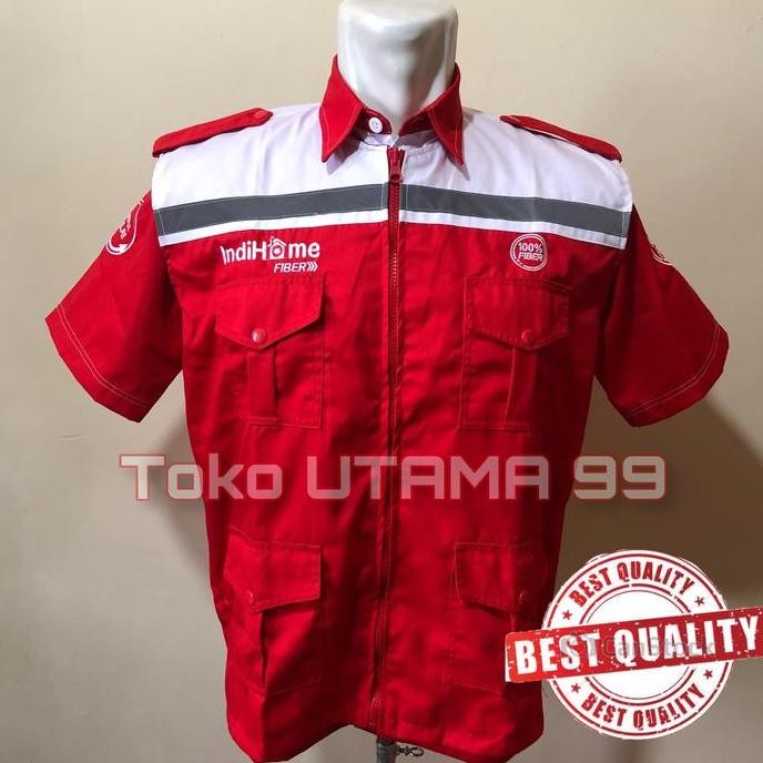 Diskon Rompi Telkom Indihome Seragam Lapangan Teknisi Original