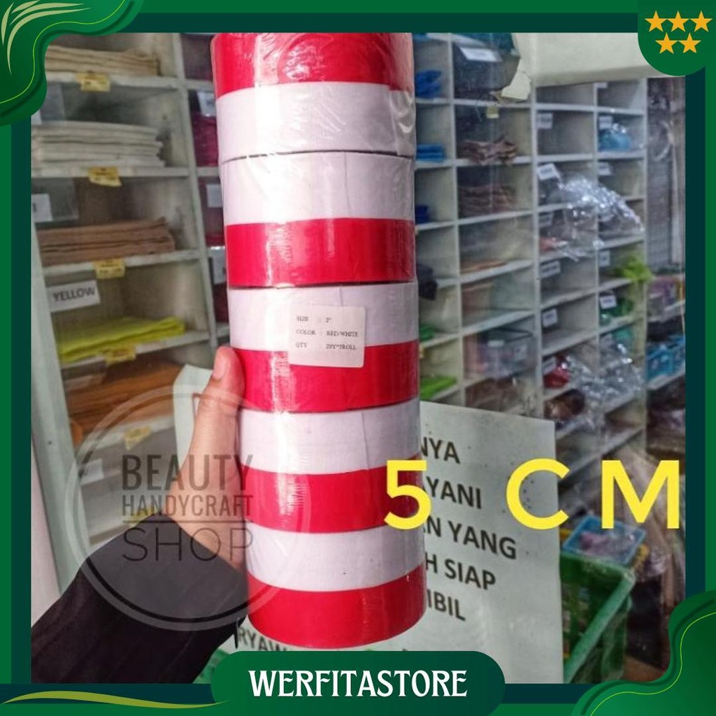 

1 Slop Pita Bendera Merah Putih Pita Kado Untuk Agustusan Momen Kemerdekaan Indonesia Sale