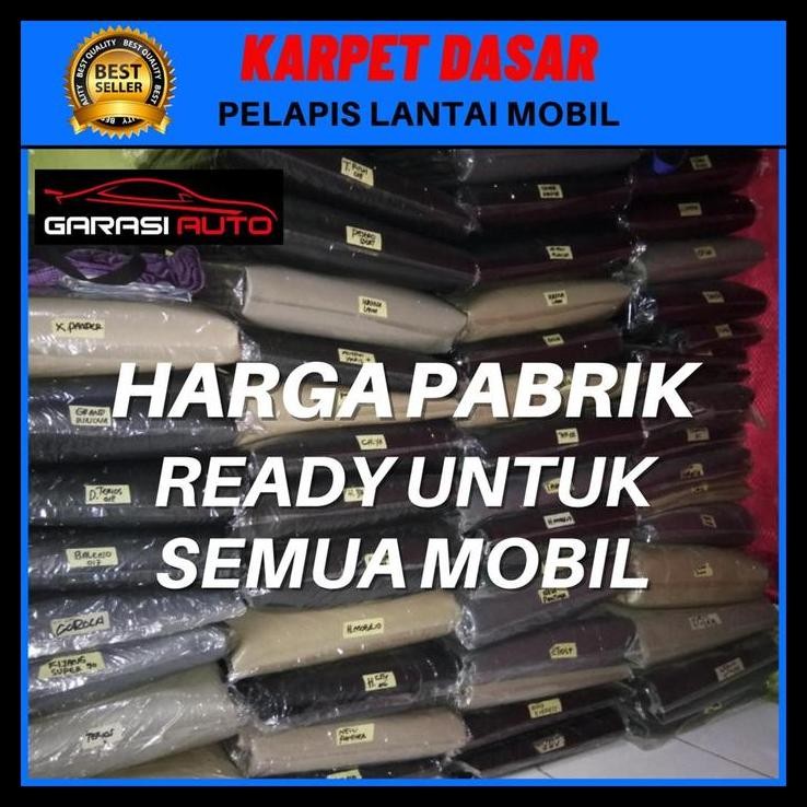 TERMURAH KARPET DASAR PEREDAM PELAPIS LANTAI SEMUA JENIS MOBIL KULIT BERSERAT 