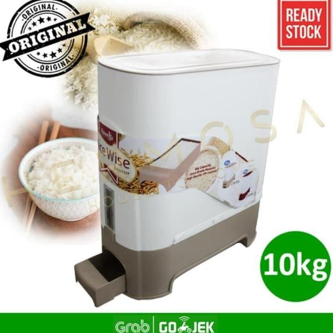 Rice Box/Tempat Penyimpanan Beras 10Kg Rovega