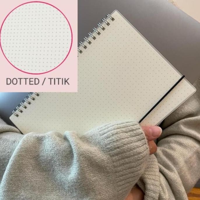 

Buku Tulis Jepang Dot Grid Lines A5 B5 Japanese Spiral Notebook