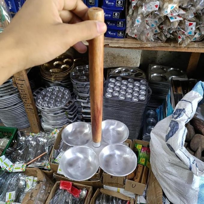 UNGGULAN shopee cetakan bakwan pontianak anti lengket bahan aluminium tebal cor