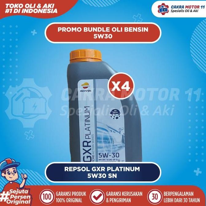 PROMO BUNDLE OLI BENSIN 5W30 REPSOL