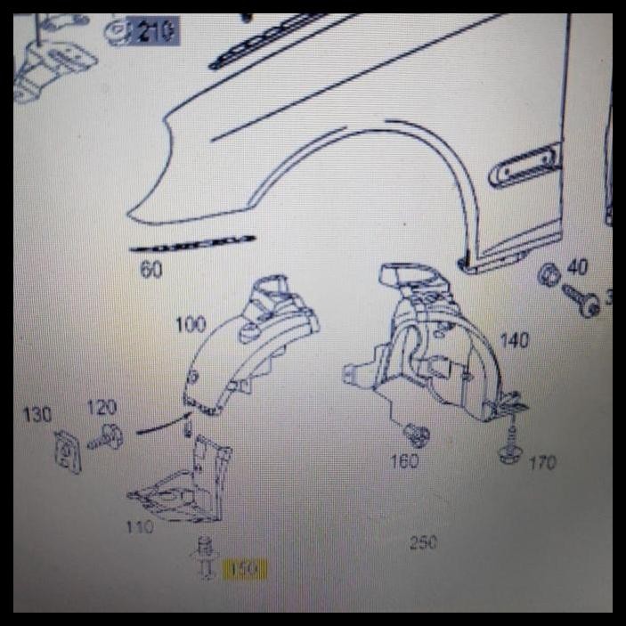 BEST DEAL KANCING FENDER MERCEDES BENZ UNIVERSAL / RIVET W203 W211 W204 W212 
