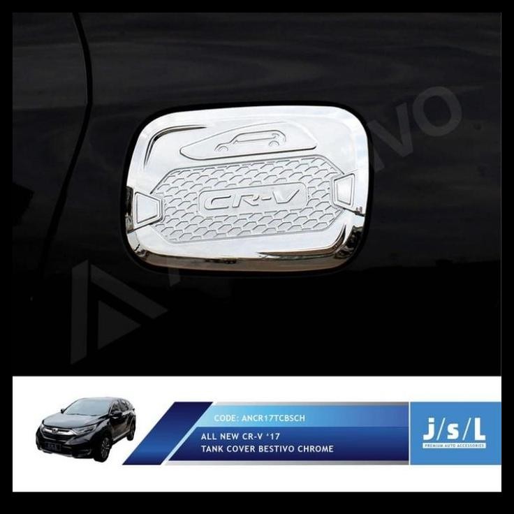 TERMURAH TANK COVER CRV TURBO 2017 CHROME