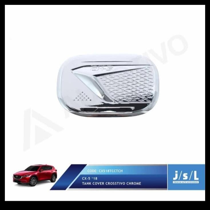 TERBARU TANK COVER MAZDA CX-5 2018 CHROME 