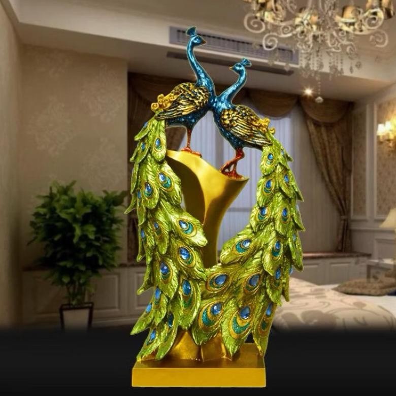 Terlaris Pajangan Burung Merak Couple / Dekorasi Ruangan