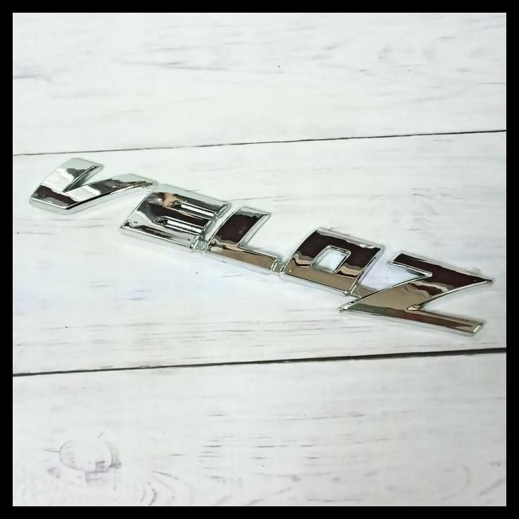 HOT DEAL EMBLEM BELAKANG MOBIL AVANZA XENIA VELOZ TULISAN VELOZ LOGO CHROME 
