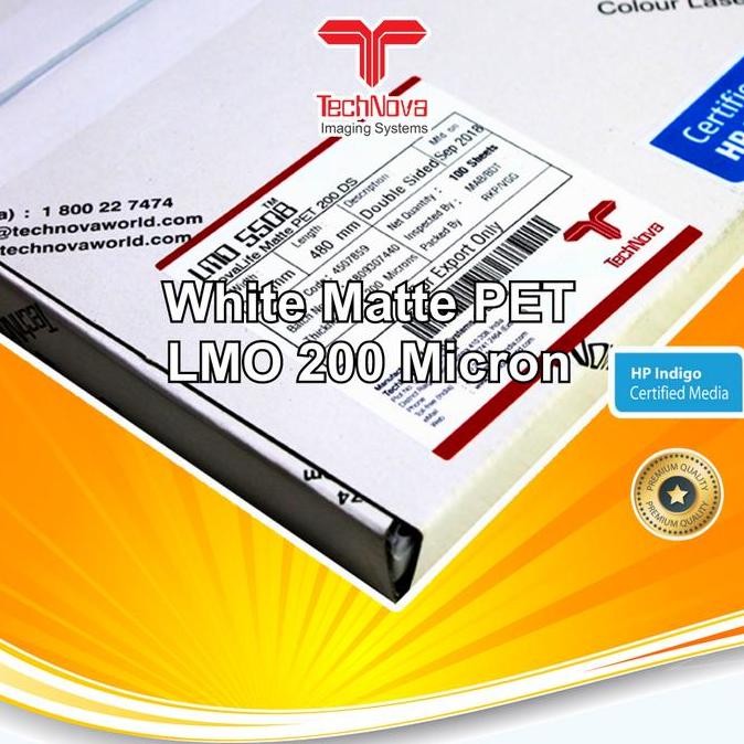

TERLARIS - TECHNOVA LMO 200 Micron Kertas Synthetic A3+ Digital Print Waterproof - Pack