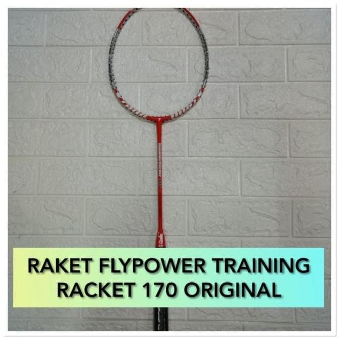 Raket Badminton Flypower Training Racket Raket 170+Grip Ori