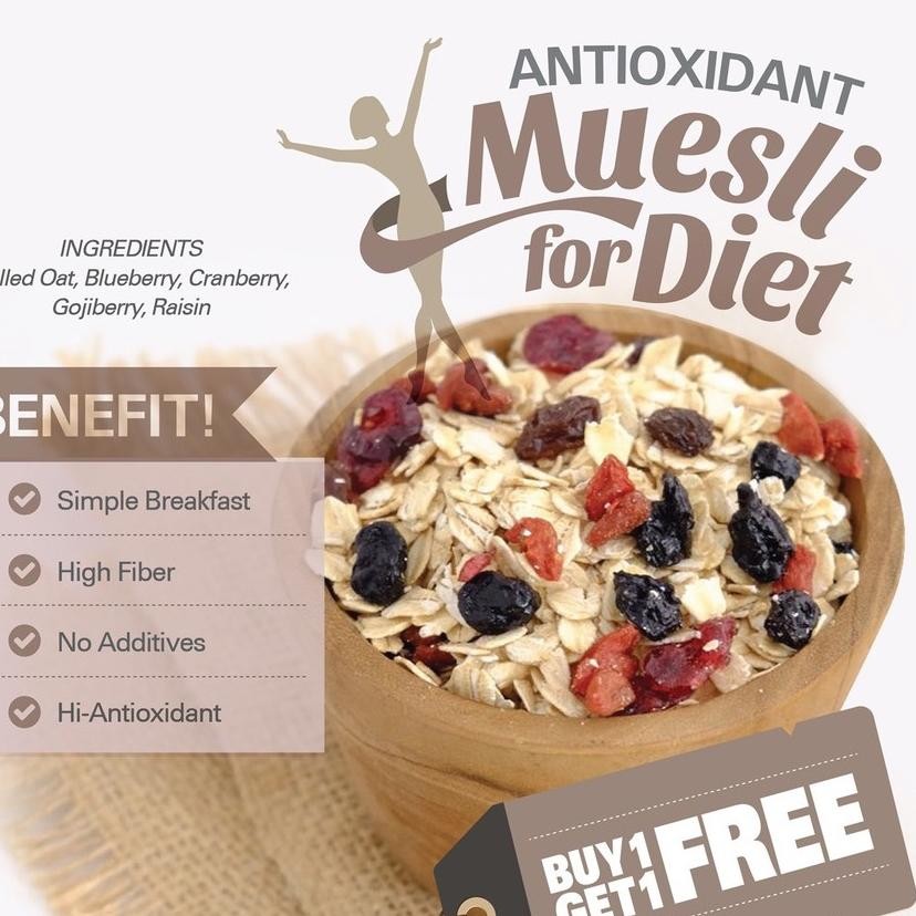 

Buy 1 Get 1 Free Antioxidant Muesli Gr X 2Pcjkut