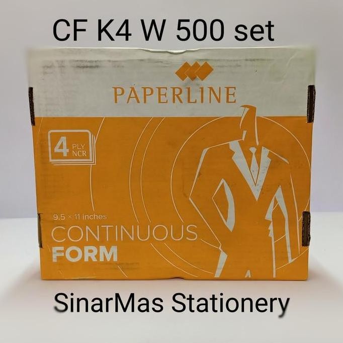 BEBAS ONGKIR - Continuous Form Paperline 4 Ply / Kertas Computer Paperline 4 Ply
