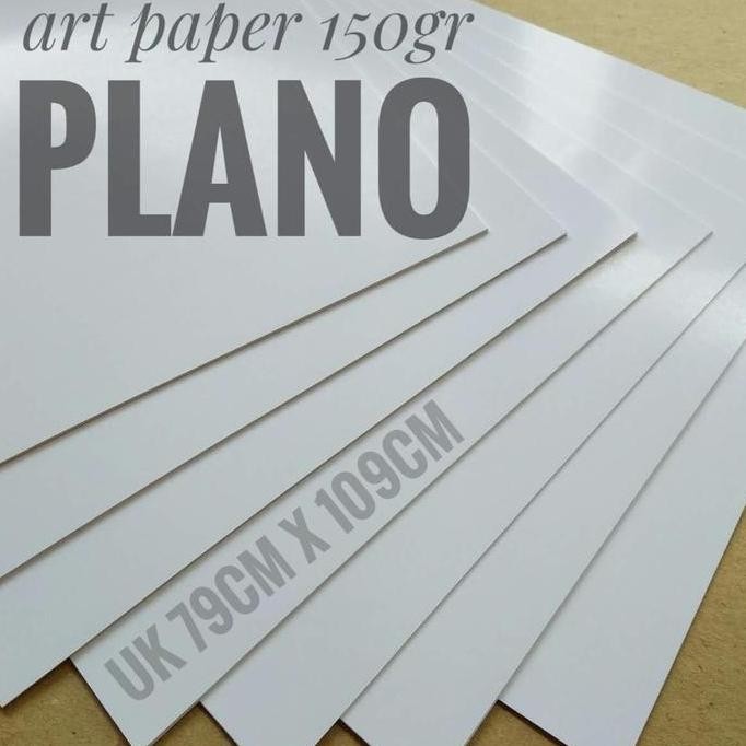 

TERBARU - Kertas Art Paper 150 Gsm Uk 79cm X 109cm / Plano ( isi 50 lembar )