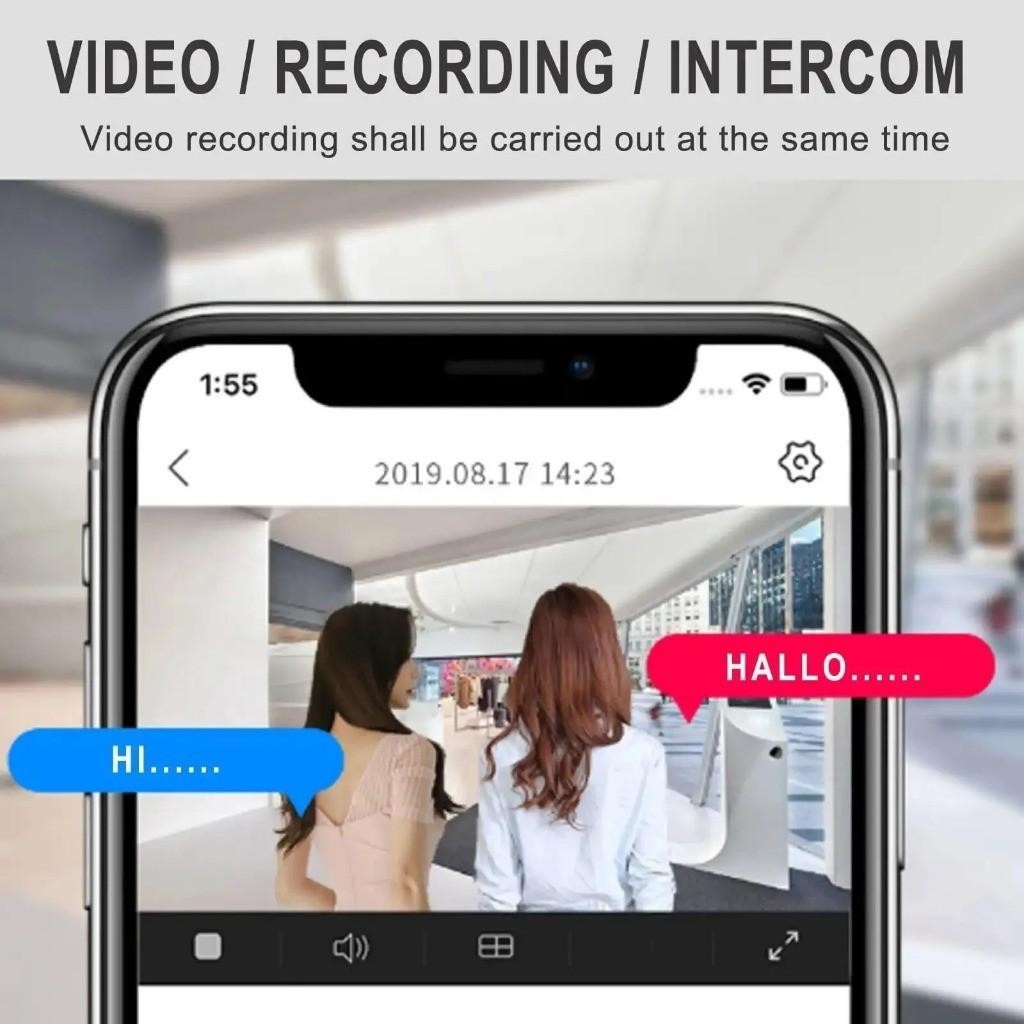 Kamera Ip Cctv V380 Pro Dengan 3 Antena Wireless Wifi  Jarak Jauh Lewat Hp