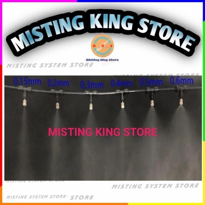 Paket Misting 7 Titik Alat Siram Mist Nozzle Head Sprayer Paludarium