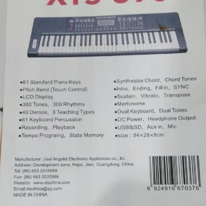 Keyboard Piano Angelet Xts-690 Original