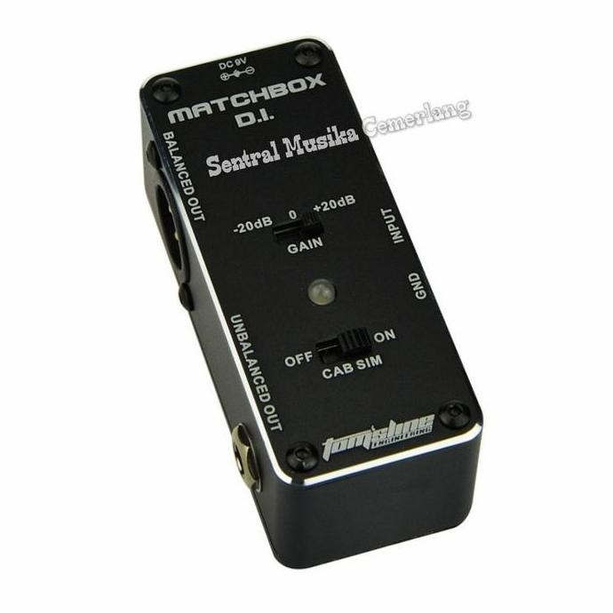 Cabinet Simulator Pedal Tomsline Amx-3 Matchbox Di Direct Box Cab Sim Kualitas Terbaik Harga Termura