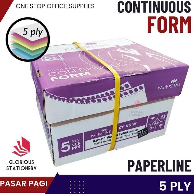 

TERLARIS - Kertas Continuous Form 9.5 x 11" 5ply - Paperline
