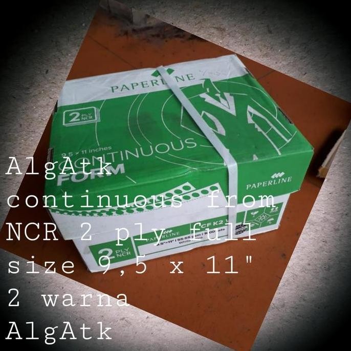 

NEW SINAR DUNIA. KERTAS CONTINUOUS FORM NCR 2 PLY. 2 RANGKAP.
