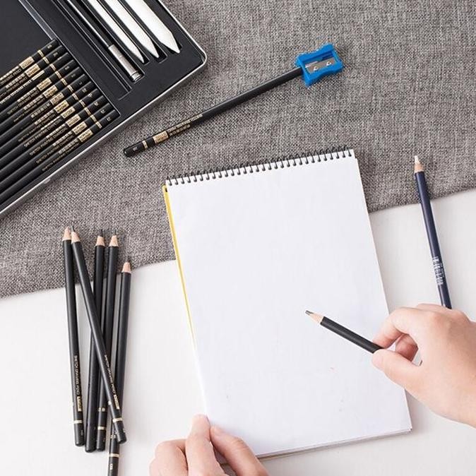 

NYONI Sketch Pencil Set Beginner Sketch Set 29 Piece Set Professional